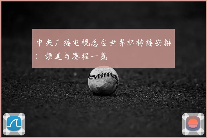 中央广播电视总台世界杯转播安排：频道与赛程一览